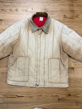 Vintage 80s Walls Blizzard-Pruf Distressed Canvas Work Jacket